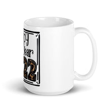 Load image into Gallery viewer, Happy New Year 2022 White glossy mug
