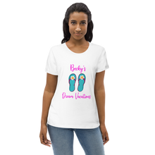 Load image into Gallery viewer, Becky's Dream Vacations Women's fitted eco tee
